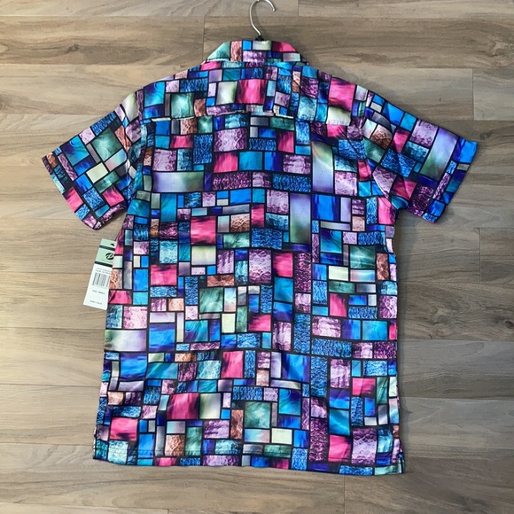 Men’s retro colorful print silky smooth touch size S - Picture 16 of 16